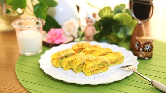 生菜厚蛋燒
